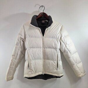 Womens Firefly Down Quilted Jacket White/Cream Size Small